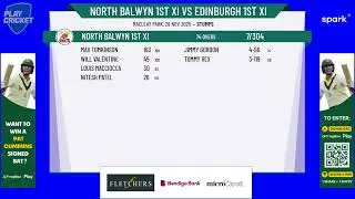 North Balwyn 1st XI v Edinburgh 1st XI