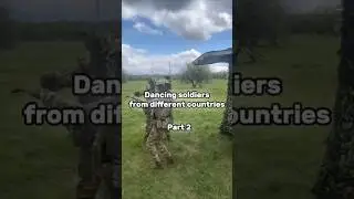 Dancing soldiers from different countries | Part 2 #countries #dancing #UA_ball #army #memes #shorts