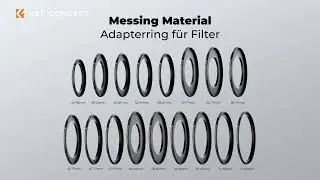 Einf&uuml;hrung des Brass Filter Adapter Ring, Step-Up Ring | K&F Concept Objektiv-Filter