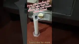 Checking milk purity by lactometer #trending #viral #purity