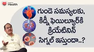 Creatinine Signal | గుండె సమస్యలకు, కిడ్నీ ఫెయిల్యూర్‌కి... Dr. Sree Bhushan Raju | Tone Health