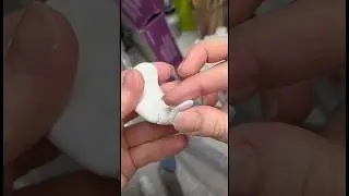 Sculpting tutorial, how I sculpt a wolf paw, full video on my TikTok. #sculpting #artdoll