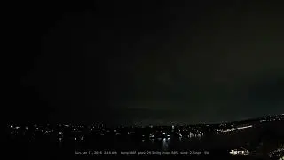 01/11/2026: Nightlapse: Lake Travis, Texas (Austin, TX): 4K, 60fps Daily Timelapse Video