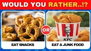 Snacks vs Junk Food Battle 🔥 | Impossible Food Choices/ Master Bull Quiz 