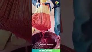 These Incense Sticks are Dyed BRIGHT RED! (Traditional Method!) #incense #dyeing #handmade  #wow