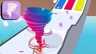 Crazy Tornado Colors - All Levels Gameplay Android,ios (Levels 35-38)