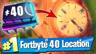 Fortbyte #40 Location - Accessible With The Demi Outfit On A Sundial In The Desert - Fortnite