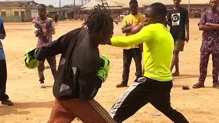 T&oslash;ugh sp&aring;rring unbelievable #BoxingDrill #BoxingDrills