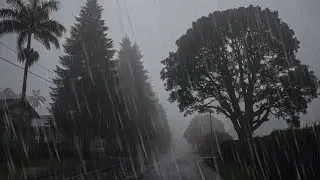Fall Asleep Under The Stormy Skies | Relax, Meditate with Thunder and Rain