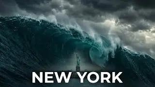 Mega Tsunami: New York City &mdash; What if a 1000ft Wave Hits? | AI Simulation