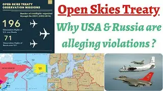 Russia leaving Open Skies Treaty, Why OST is important, Viewpoints of Russia & USA, New START treaty