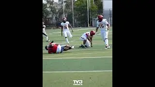 Cardinal Hayes JV Jahve Tucker TFL! 🔥 #football #defense #sports #tackle #highlights #espn #nyc