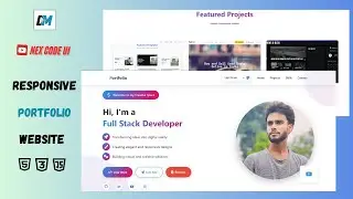 🚀 Modern Portfolio Website | Fully Responsive & Animated Portfolio with Dark Mode 🌙