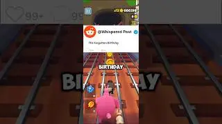 The Forgotten Birthday #subwaysurfers #reddit #story #shorts #short #shortvideo