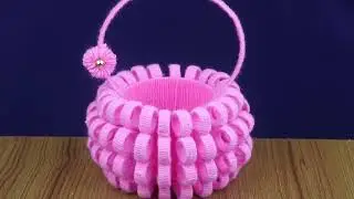Eco-Friendly DIY Storage Solutions | Woolen Art & Craft Ideas