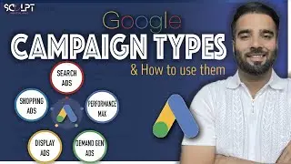 Google Ads Campaign Types Explained (2025) | Search, Performance Max, Shopping, Display & More