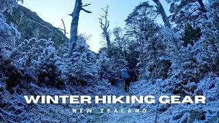 Hiking Gear Breakdown - My multi day winter hiking gear in backcountry New Zealand 