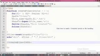 PHP File Handling : Create 1K Files in just 1 Second Using PHP
