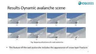 Physically based modeling and rendering of avalanches