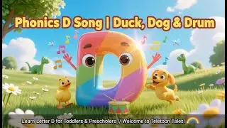 D&rsquo;s Delightful Adventure | Learn Letter D | 3D Animated ABC Story Song for Kids