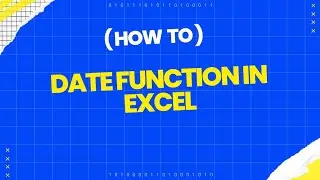 date function in excel in 1 minute