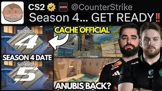 Valve's CACHE & Season 4 TEASE, DATE & Map Pool Change, NiKo: 
