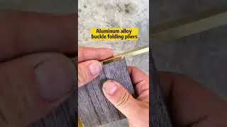 Aluminum alloy buckle folding pliers#shorts#tool#homeimprovement #construction #woodworking #plumber