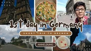 1ST DAY IN GERMANY | ANMELDUNG | 1ST DAY AT SCHOOL | SHORT TRIP TO BREMEN | KRISHNA SINGH
