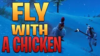 How to fly with a chicken in Fortnite Chapter 3 Winterfest 2021