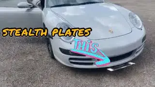 911 Carrera with Motorized License Plates | Stealth Plates Vanishers