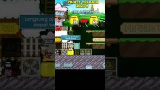 PROFIT GROWTOPIA WITH MODAL 25WL❗#growtopia #shorts