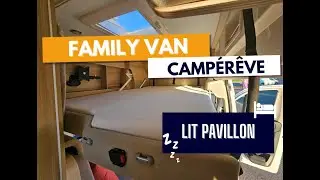Family Van Camp&eacute;r&ecirc;ve - Lit pavillon 2 places