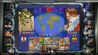 Super Street Fighter 2 Turbo Online- 7/19/18 pt3 - ChauncyTalon (oSagat/Honda) vs RiskyBiz_88 (Vega)