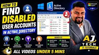 How to Find Disabled User Accounts in Active Directory