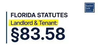 &sect;83.58: Remedies; Tenant Holding Over | Florida Landlord & Tenant