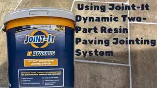 how to use Resin paving Jointing system pointing a patio with ease