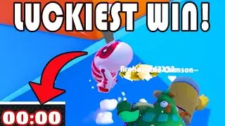 LUCKIEST Fall Guys WIN Ever | Royal Fumble