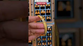 Wonderful gold kada bangle for men #gold #kadapa #bangles #viralvideo #shorts