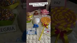 Recurso Tema &ldquo; A Vida com Jesus &eacute; Doce&rdquo;! #crian&ccedil;as #doces #recursospedag&oacute;gicos  #minist&eacute;rio infantil