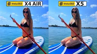Сравнение тестов камер с портретным режимом и автофокусом на Insta360 X4 Air и Insta360 X5