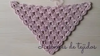 Crochet. Como tejer chal paso a paso