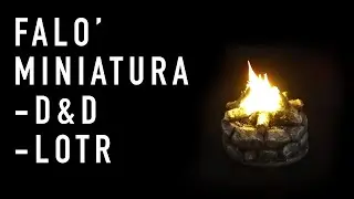 Come fare un FALO' in miniatura - How to make a miniature CAMPFIRE