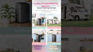 Comfee Portable Washing Machine Review |  LED Display | 5 Wash Cycles #smartwasher