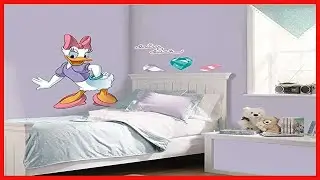 RoomMates RMK1513GM Disney Daisy Duck Peel and Stick Giant Wall Decal