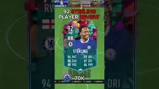 Level up STERLING player review fifa 23 #shorts #short #fifa #fifa23 #football #review
