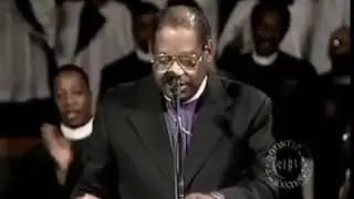 G E  Patterson singing We Have the Victory
