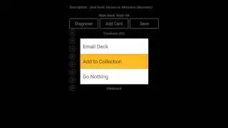 Feature: Add Deck To Collection