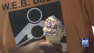 Ice cream on a hot day