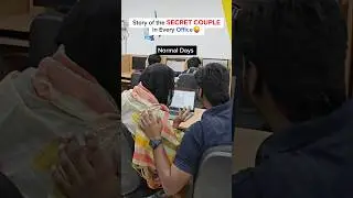 Story of the SECRET COUPLE in Every Office🤫😜 #valentinesday2025 #officeromance