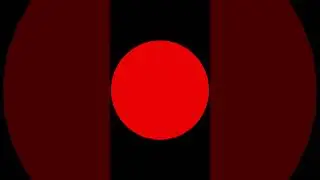 Red Triacontatrigon Black Background Scale Down #shorts